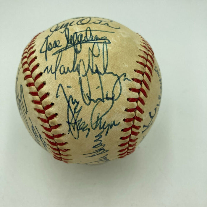 1985 Kansas City Royal World Series Champs Team Signed Baseball With JSA COA
