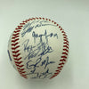 1996 Team USA Olympics Team Signed Baseball With Troy Glaus