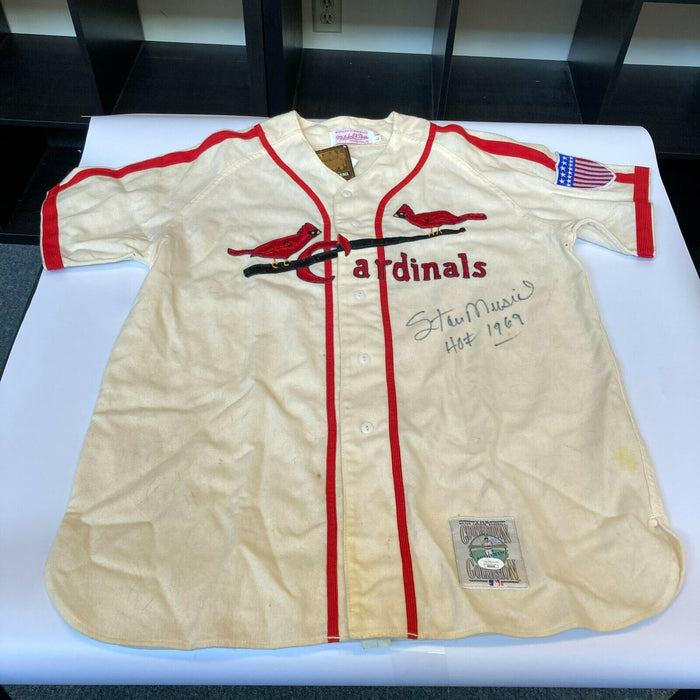 Stan Musial "HOF 1969" Signed Authentic St. Louis Cardinals Jersey JSA COA