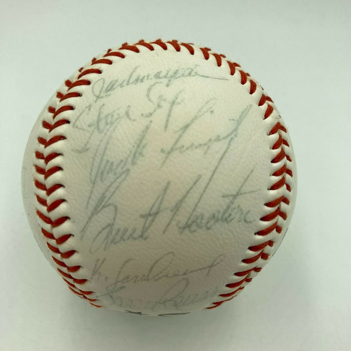 1983 Los Angeles Dodgers Team Signed Baseball With JSA COA NL West Champs