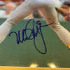 Mark Mcgwire Signed Autographed 8x10 Photo With JSA COA WIth 1985 Topps RC Card