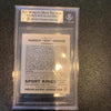 Red Grange Signed 1933 Goudey Sport Kings Rookie RC RP Card Beckett BGS COA RARE