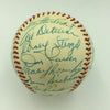 Beautiful 1958 NY Yankees WS Champs Team Signed Baseball Mickey Mantle JSA COA