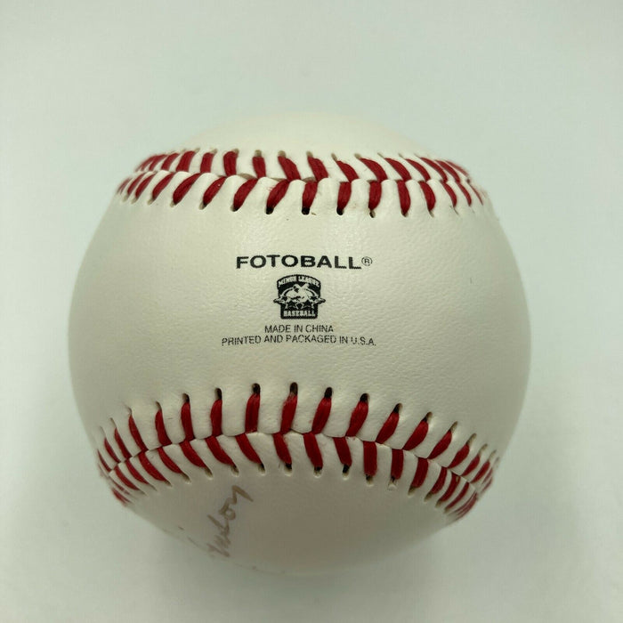 Negro League Legends Signed Baseball Robert Scott Harold Gould Jim Robinson