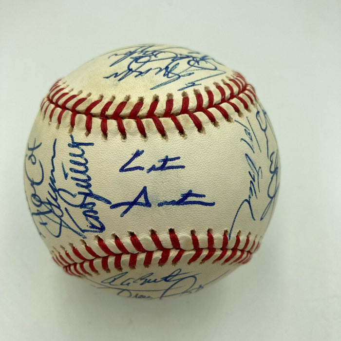 1993 Toronto Blue Jays World Series Champs Team Signed W.S. Baseball JSA COA