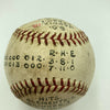 Harvey Haddix Game Used Final Pitch Victory Baseball Win #6 June 17 1962 Pirates