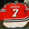 Phil Esposito Signed Authentic Chicago Blackhawks Game Model Jersey With JSA COA