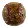 Beautiful 1944 All Star Game Hand Painted George Sosnak Folk Art Signed Baseball