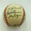 Hall Of Fame Multi Signed Cracker Jack Old Timers Game Baseball Beckett COA