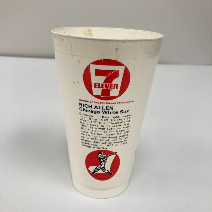 Dick Richie Allen Signed 1970's 7-11 Slurpee Cup JSA COA