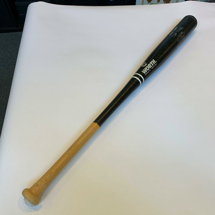 Frank Thomas Signed Worth Game Model Baseball Bat UDA Upper Deck Authenticated