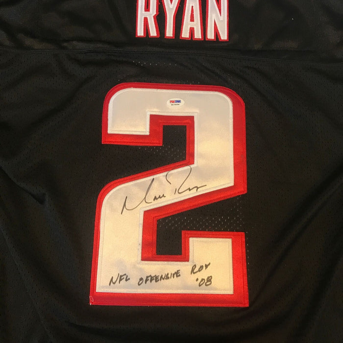 Matt Ryan 2008 Rookie Of Year Signed Authentic Atlanta Falcons Jersey PSA DNA