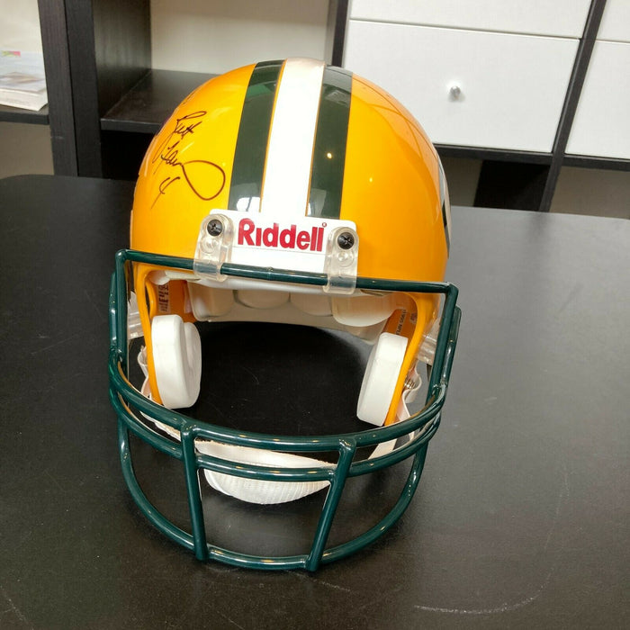 Brett Favre Signed 1997 Super Bowl Green Bay Packers Full Size Helmet Beckett