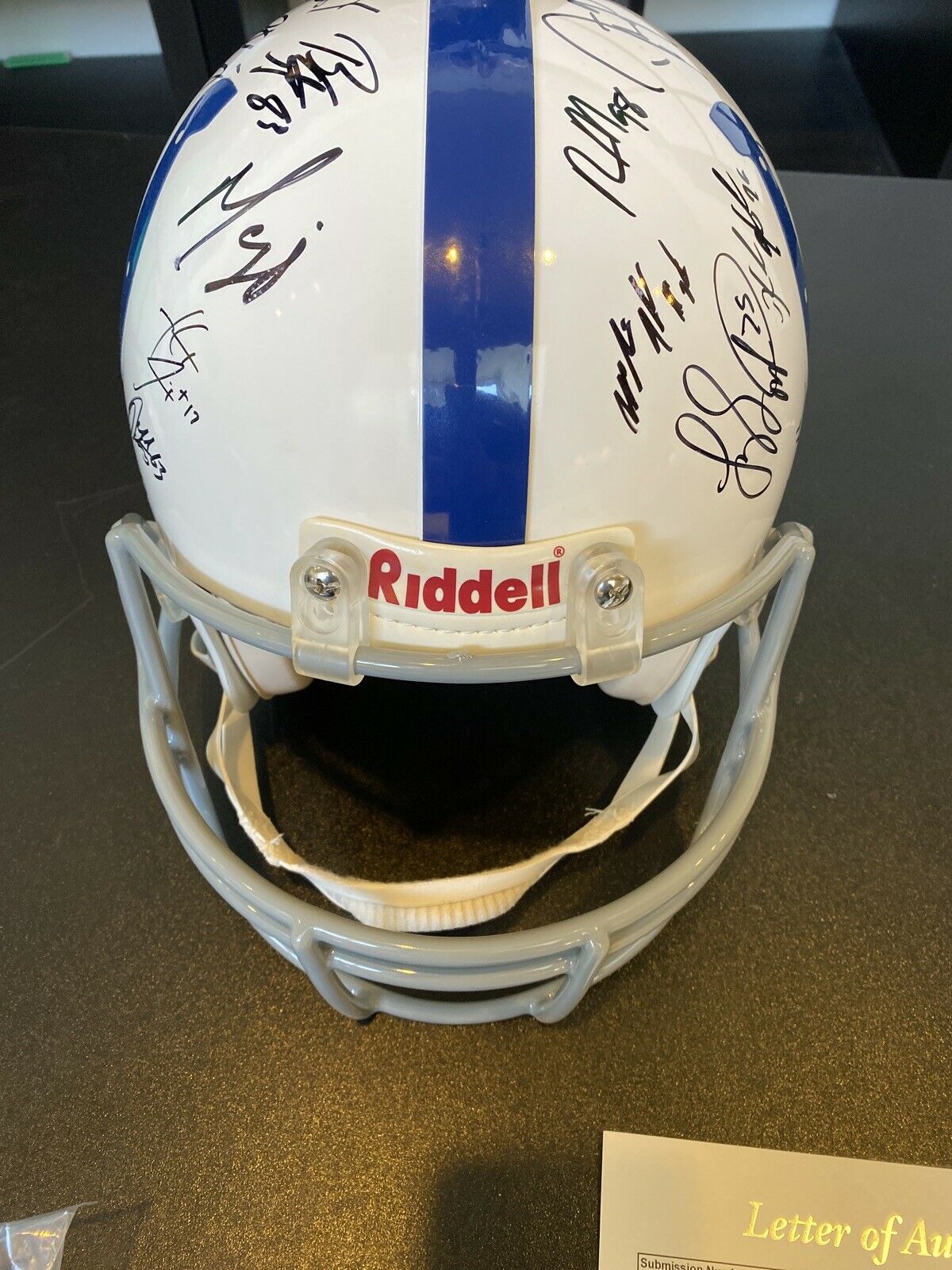 2006 Indianapolis Colts Super Bowl Champs Team Signed Helmet Peyton Ma —  Showpieces Sports