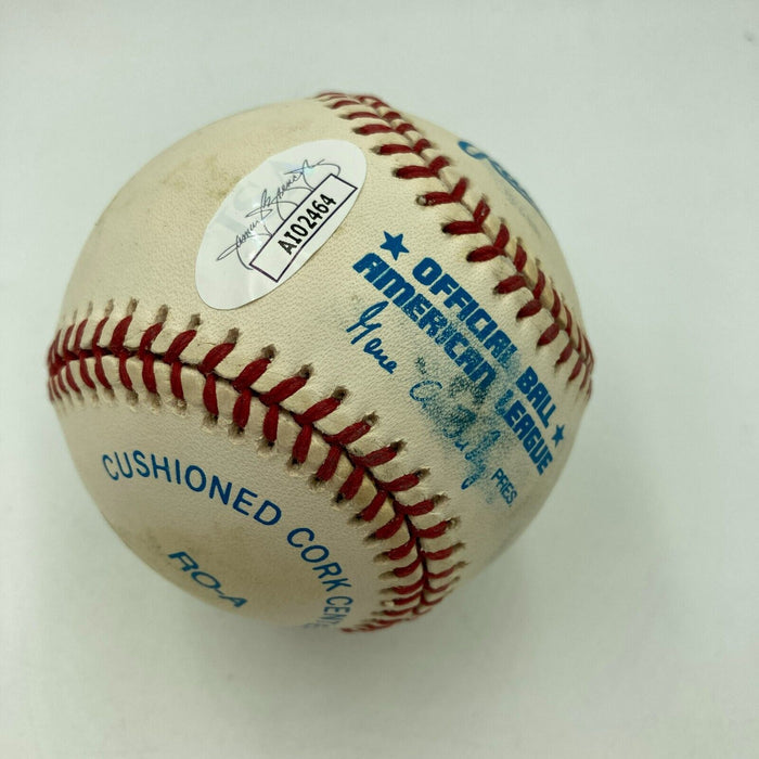 Ralph Houk Manager 1961 Yankees Manager Signed Baseball JSA COA