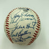 Hall Of Fame Multi Signed Cracker Jack Old Timers Game Baseball Beckett COA