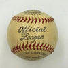 President Dwight D. Eisenhower Single Signed 1950's  Baseball With PSA DNA COA