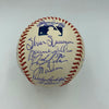 2002 New York Yankees Team Signed Baseball Derek Jeter & Mariano Rivera JSA COA