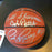 Oscar Robertson Bill Walton Chuck Daly Hall Of Fame Multi Signed Basketball PSA