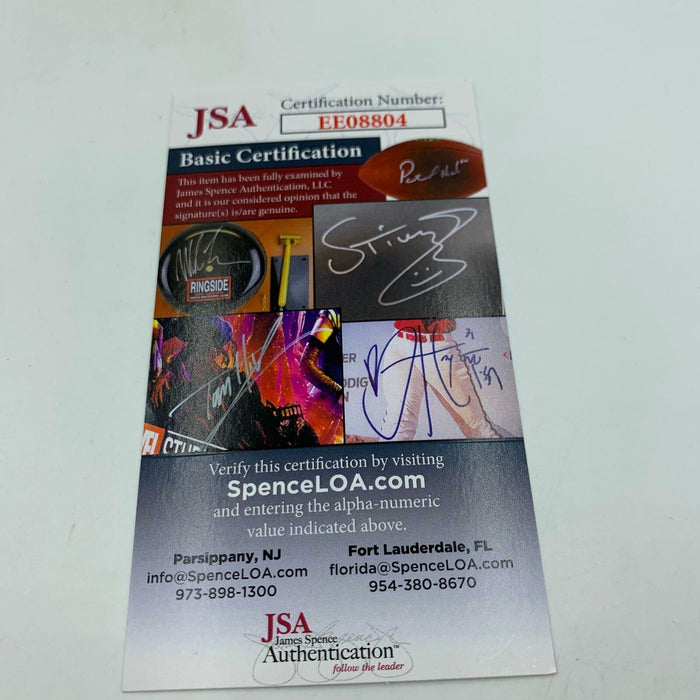 Jerry "King" Lawler Signed Autographed Baseball WWE Wrestling With JSA COA RARE