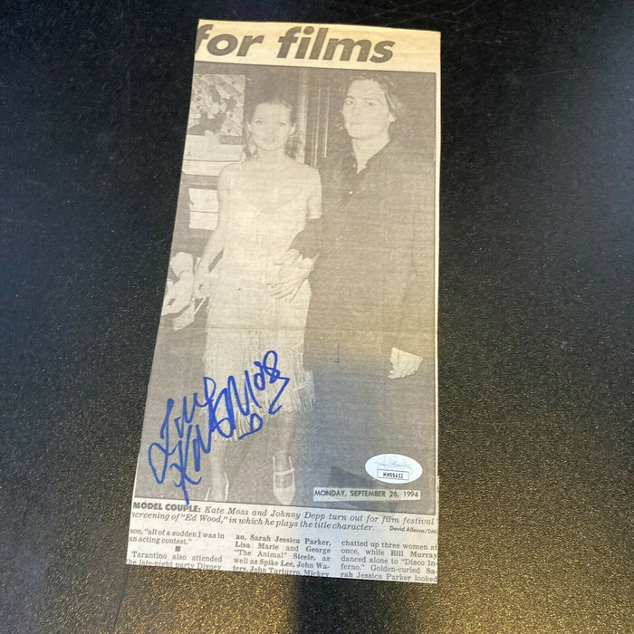Kate Moss Model Signed Photo With JSA COA