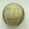 1969 HOF Induction Signed Baseball Pie Traynor Max Carey Sam Rice Grove JSA COA