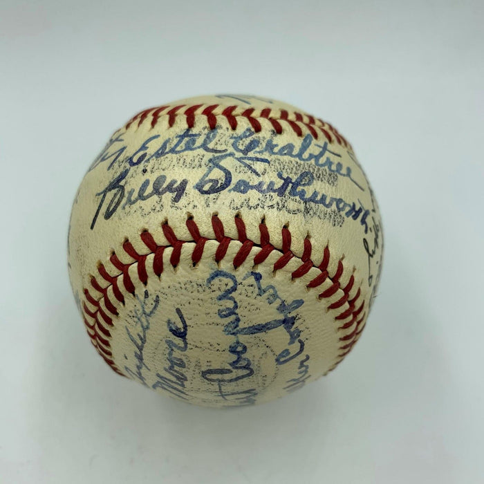 Beautiful 1941 St. Louis Cardinals Team Signed Baseball PSA DNA COA