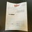 Jeff Bagwell Signed Game Issued Baseball Bat With JSA COA