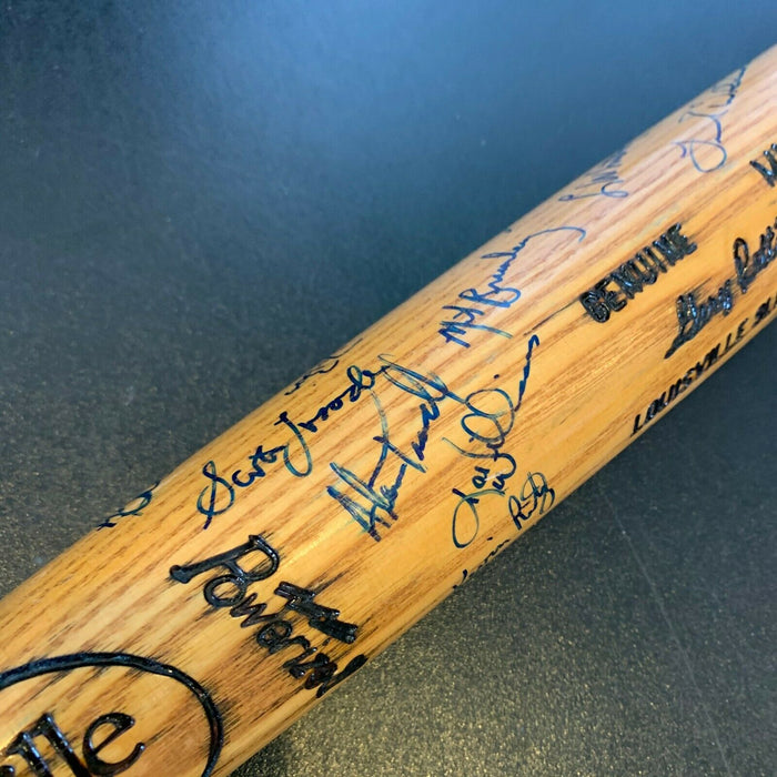 1989 Detroit Tigers Team Signed Game Used Louisville Slugger Baseball Bat