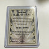 2016 Leaf Hall Of Fame Pete Rose 1/1 Auto One Of One Signed Baseball Card