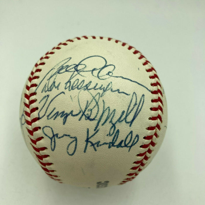 Sandy Koufax HOF Signed Cracker Jack Old Timers Game Baseball Beckett COA