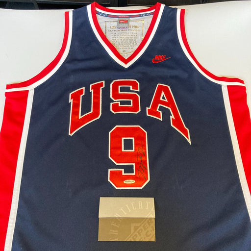 Michael Jordan Signed Authentic 1984 Team USA Olympics Jersey Upper Deck UDA COA
