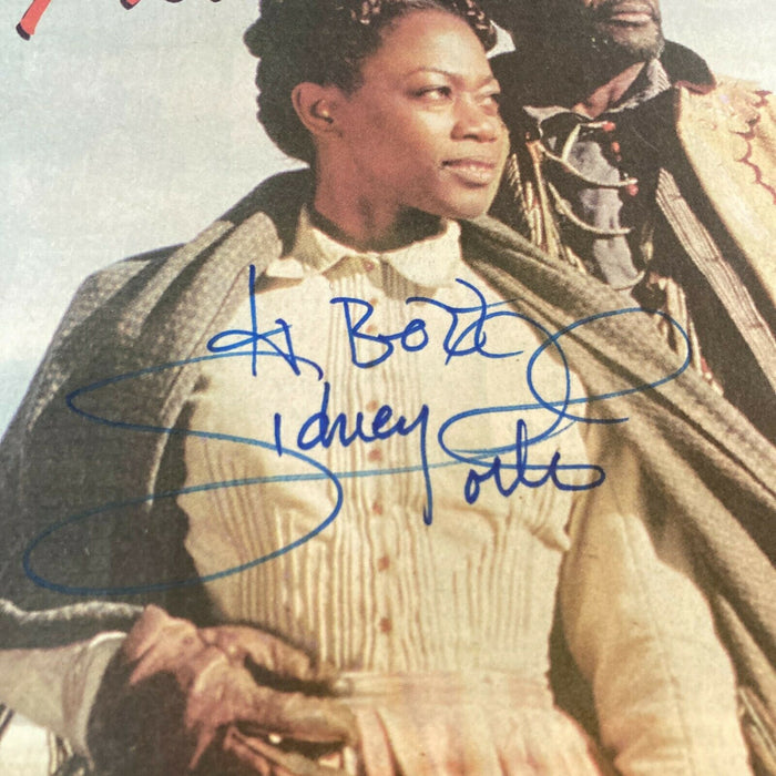 Sidney Poitier Signed Autographed TV Magazine JSA COA