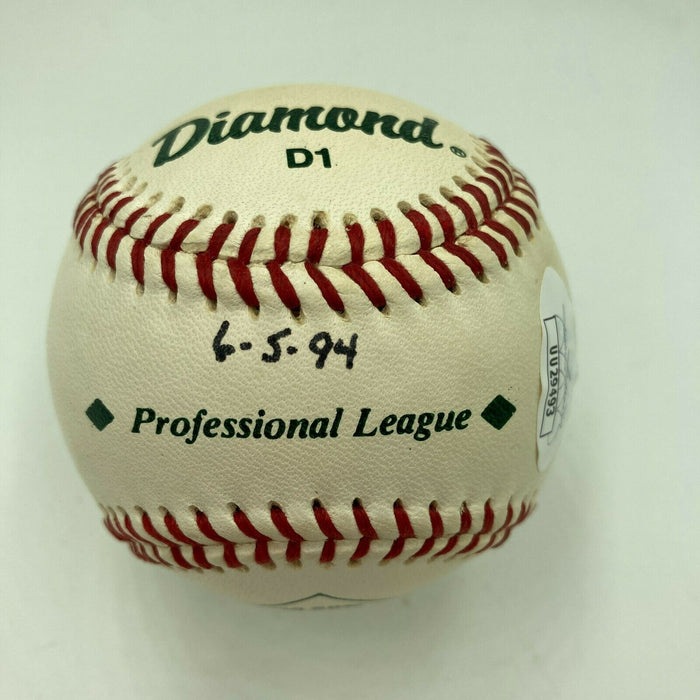 Jason Varitek Pre Rookie 1994 Signed Baseball With JSA COA