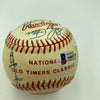 Hall Of Fame Multi Signed Cracker Jack Old Timers Game Baseball Beckett COA