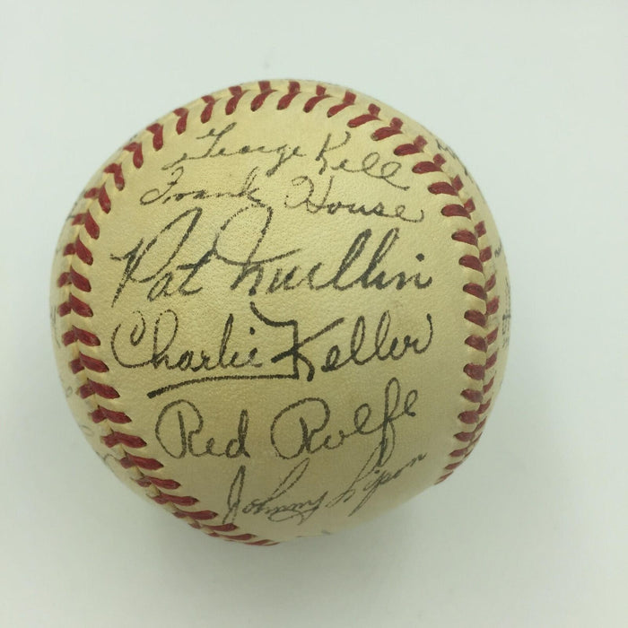 Beautiful 1950 Detroit Tigers Team Signed Official American League Baseball