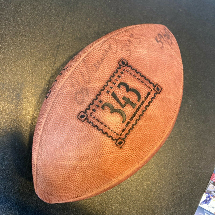 Dan Marino Signed 343 Touchdowns Commemorative NFL Wilson Football JSA COA