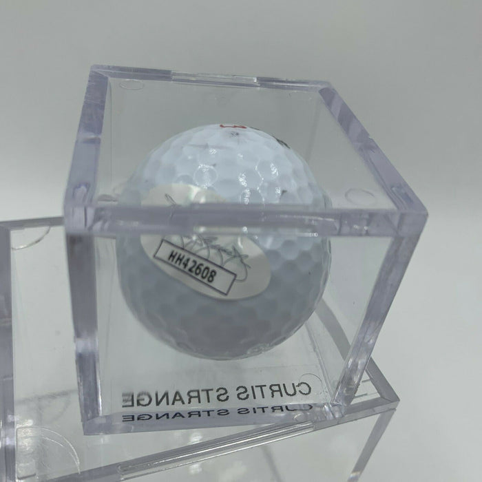 Curtis Strange Signed Autographed Golf Ball PGA With JSA COA
