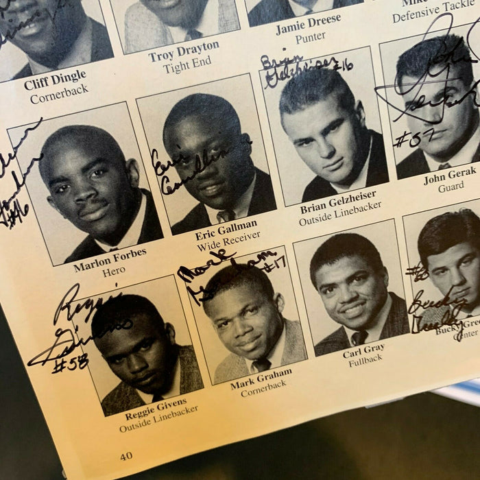 1994 Penn State Nittany Lions National Champions Team Signed Program Page