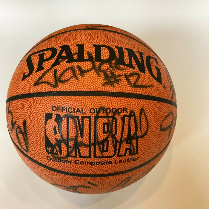 2000-01 Chicago Bulls Team Signed Official NBA Basketball With JSA COA