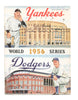 Don Larsen Signed & Inscribed 1956 World Series Game Program  JSA COA