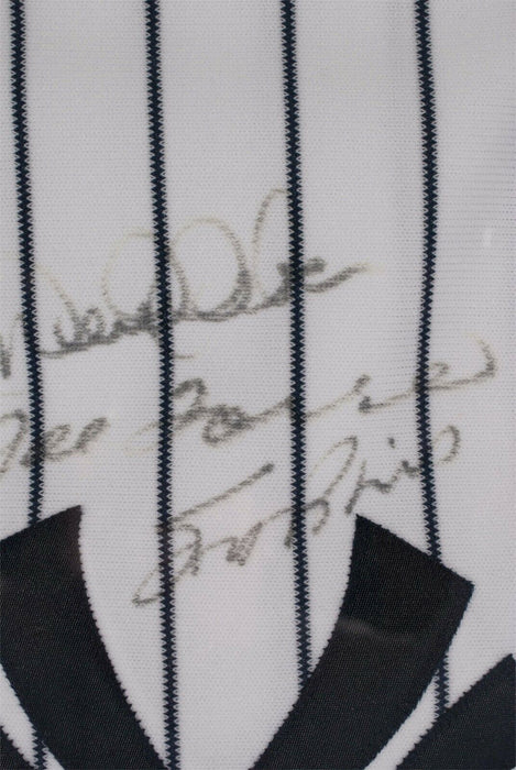 1998 New York Yankees Team Signed World Series Jersey Derek Jeter Rivera Beckett