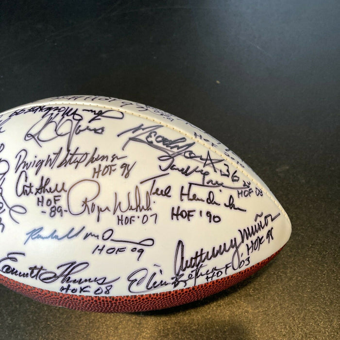 2012 Hall Of Fame Induction Multi Signed Official Wilson NFL Football 40+ Sigs