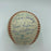 Nice 1959 Cleveland Indians Team Signed Baseball Joe Gordan With JSA COA
