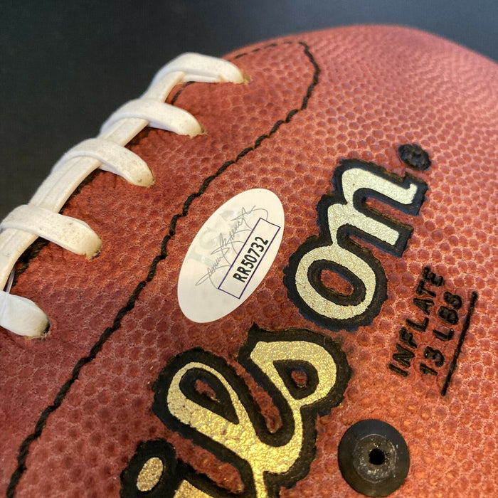 John Elway Signed Official Super Bowl XXXII Wilson NFL Football JSA COA