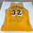 1995-96 Los Angeles Lakers Team Signed Magic Johnson Jersey With Ice Cube JSA