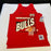 B.J. Armstrong Signed Chicago Bulls Back To Back Champs T-shirt Beckett