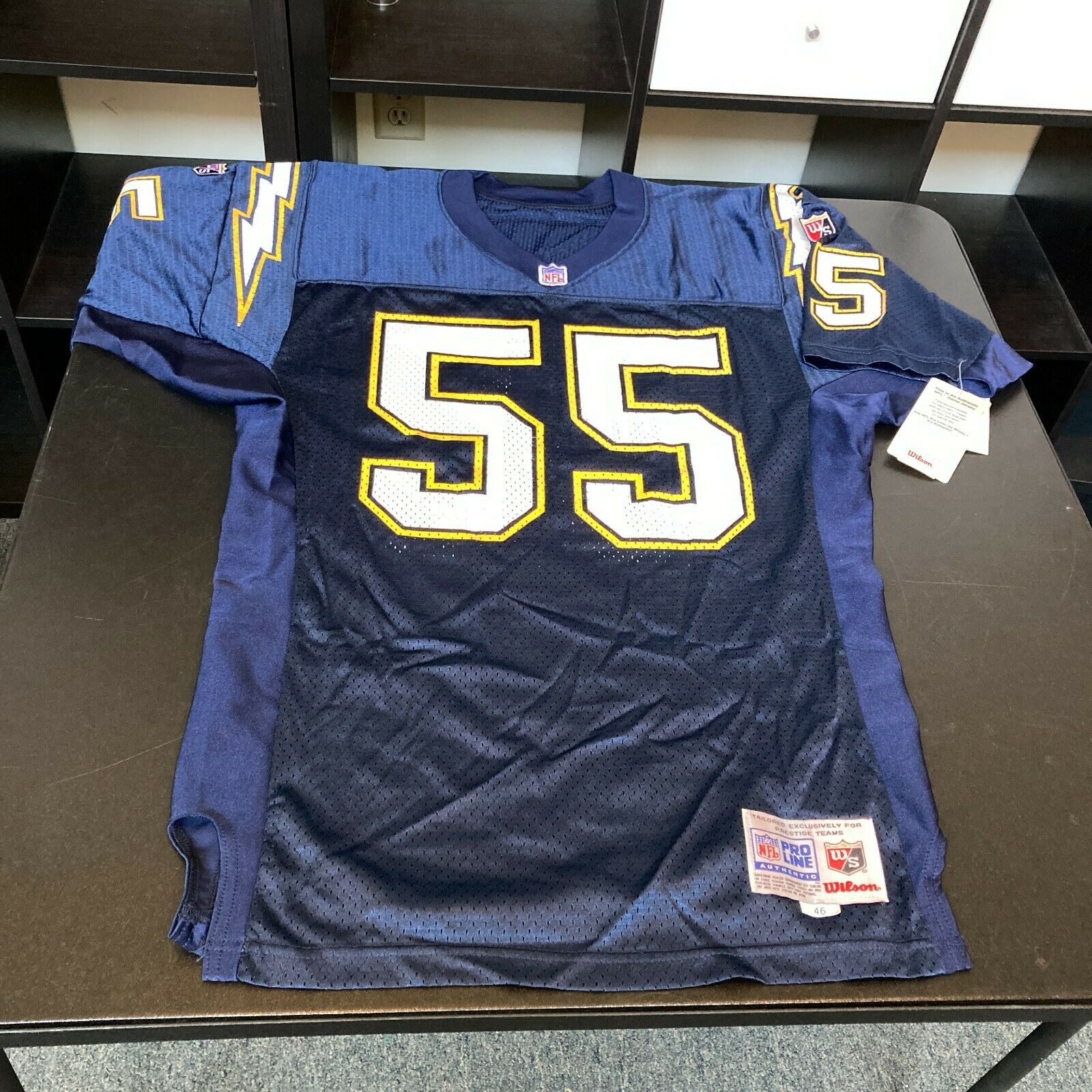 Junior Seau Signed Authentic Game Model San Diego Chargers Jersey With —  Showpieces Sports