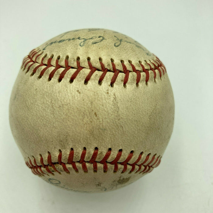 Pittsburgh-Area WWII Servicemen Multi Signed Baseball World War 2