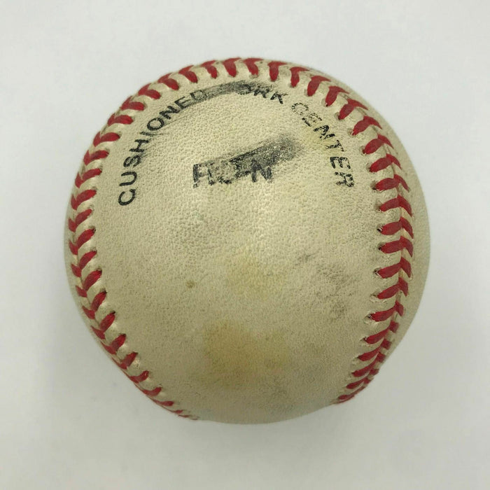 Craig Biggio Game Used Actual First Home Run Baseball May 3, 1995 With Mears COA